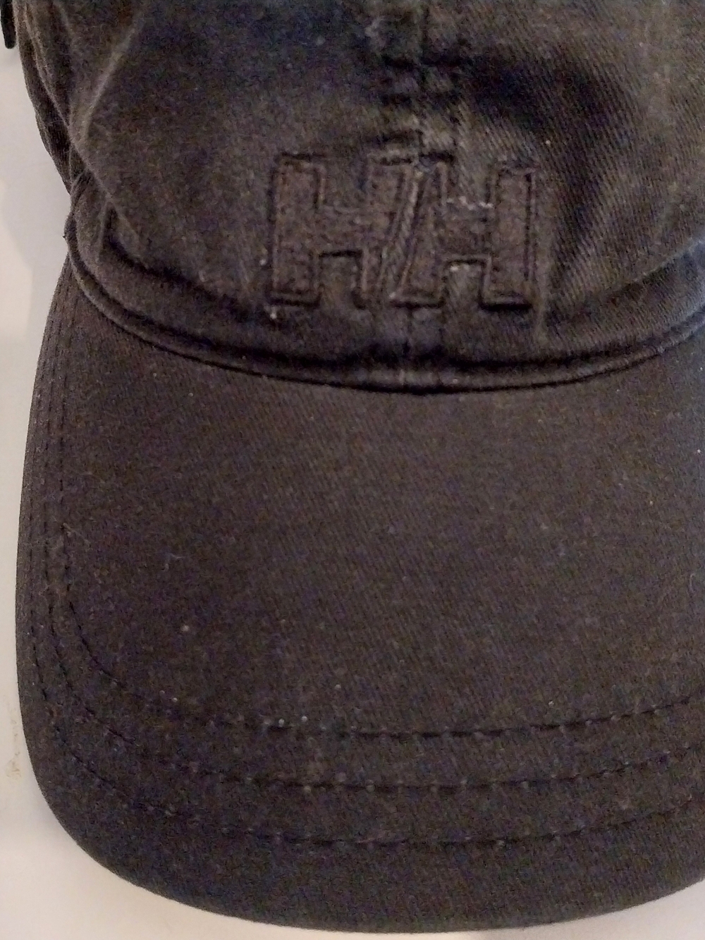 Helly Hansen Black Embroidered Logo Baseball Cap